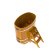 Купель для бани BentWood овальная из лиственницы Рустик, 0,76х1,16 м