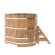 Купель для бани BentWood угловая из дуба Рустик, 1,37х1,37 м