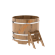 Купель для бани BentWood круглая из дуба Рустик, D1,17м