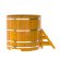 Купель для бани BentWood круглая из лиственницы Рустик, D1,5 м
