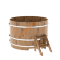 Купель для бани BentWood круглая из дуба рустик, h 1000мм