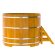 Купель для бани BentWood круглая из лиственницы рустик, D1,8 м