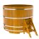 Купель для бани BentWood круглая из лиственницы рустик, D1,8 м