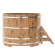 Купель для бани BentWood круглая из дуба Рустик, D1,8 м