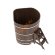 Купель для бани BentWood угловая из мореного дуба Премиум, 1,19х1,19 м