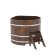 Купель для бани BentWood угловая из мореного дуба Премиум, 1,19х1,19 м