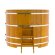 Купель для бани BentWood круглая из лиственницы рустик, D 2,0м